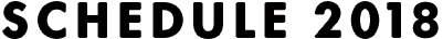 schedule 2018